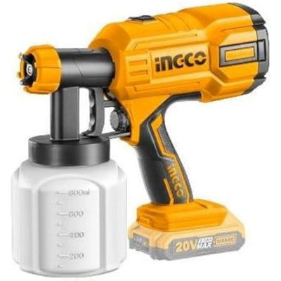 Ingco 20V Lithium-Ion Spray Gun With BatteryCharger And Nozzles from B&Q