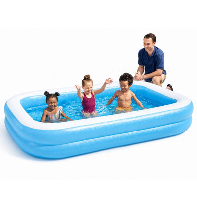 Bestway Family Paddling PoolKids Inflatable Swimming PoolFamily Garden Pool from B&Q