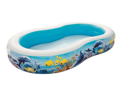 Bestway 54118 Inflatable Paddling Swimming Pool For Children 262X157X46Cm from B&Q