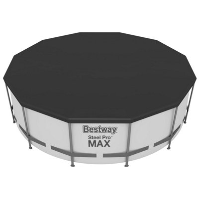 Bestway Flowclear Above Ground 12Ft Steel Frame Swimming Pool Cover from B&Q