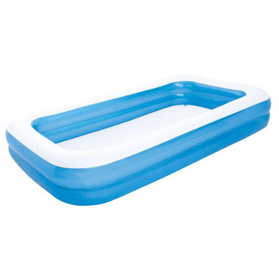 Bestway Large Rectangular Family Swimming Pool 305X183X46Cm 10Ft