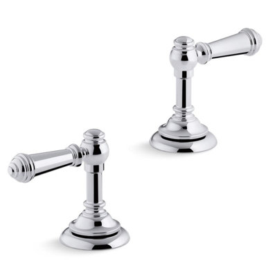 Mira Kohler Artifacts Swing Horizontal Lever Bathroom Basin Tap Handles Only Chrome from B&Q
