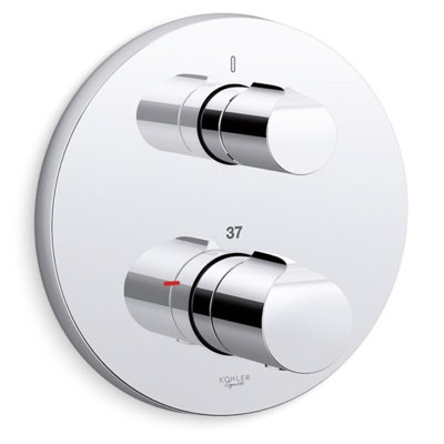 Mira Kohler Avid Modulo Thermostatic Shower Valve + Trim With Avid Handles Chrome from B&Q