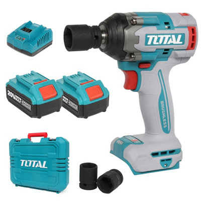 Total Tools Total Li-Ion 20V Impact Wrench (With 2 X Batteries & Charger)Tiwli2050 from B&Q