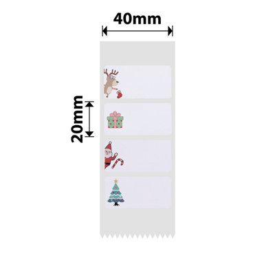 B&Q - Nb502NiimbotB1 / B21 / B3S / B440X20mm320 Christmas Labels