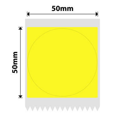 B&Q - Nb516NiimbotB1 / B21 / B3S / B450X50mm150 Yellow Round Labels