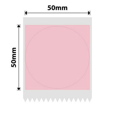 B&Q - Nb515NiimbotB1 / B21 / B3S / B450X50mm150 Pink Round Labels