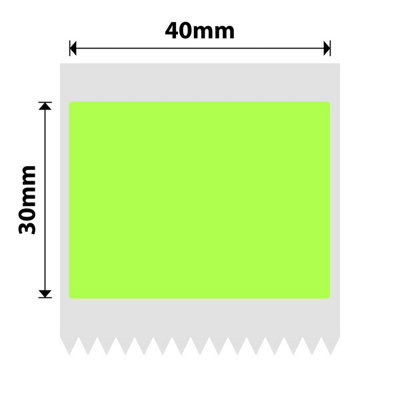 B&Q - Nb190NiimbotB1 / B21 / B3S / B440X30mm230 Green Labels