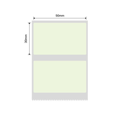 B&Q - Nb447NiimbotB1 / B21 / B3S / B450X30mm230 Green Labels