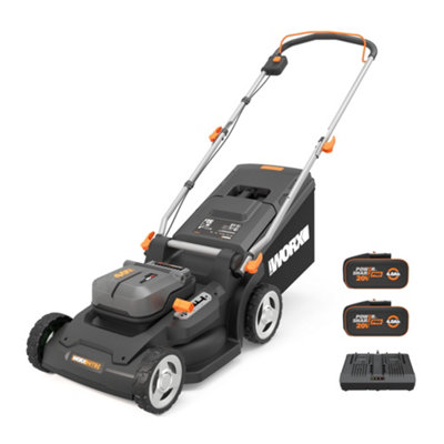 Worx 40V 41Cm Lawnmower With 2X 4.0Ah Batteries And Charger Wg745E from B&Q