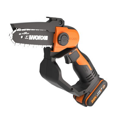 Worx 20V 12Cm One Handed Chainsaw Wg324e