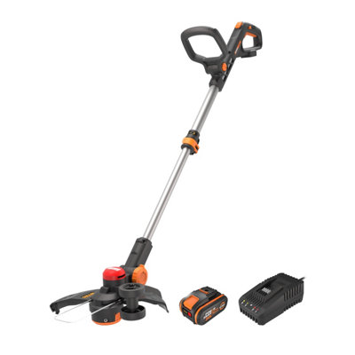 Worx Nitro 20V 1 X 4.0Ah Powershare Brushless Cordless 33Cm Grass Trimmer Wg173E from B&Q