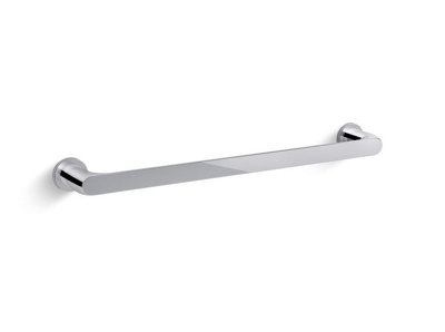 Mira Kohler Avid 18" Towel Rail Bar Single Holder Polished Chrome Bathroom Cloakroom from B&Q