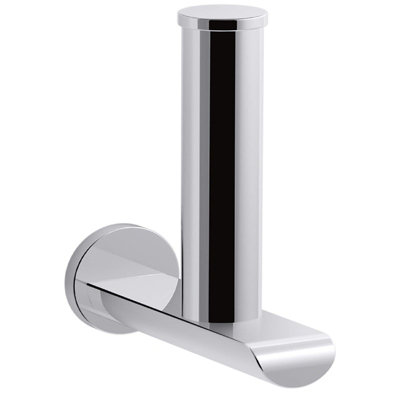 Mira Kohler Avid Vertical Toilet Roll Paper Tissue Holder Chrome Bathroom Cloakroom from B&Q
