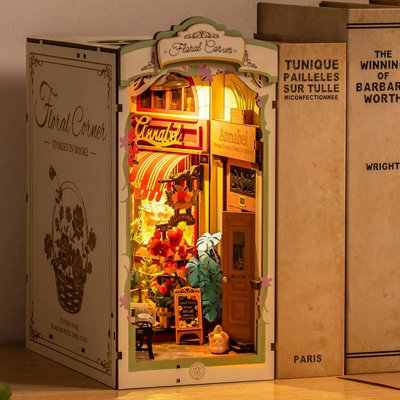  - Floral Corner Book Nook Construction Kit