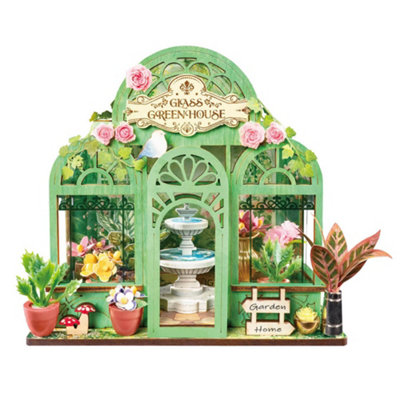 Rolife Green Fountain Garden DIY Miniature House DS049 - Image 2