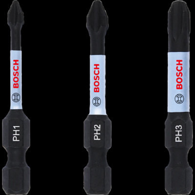 Bosch Professional Bosch Pro 3 Piece Impact Control Torsion Phillips Screwdriver Bits - Image 6