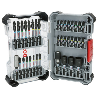 B&Q -  Hex Impact Heat-Treated Steel Impact Bit Set (36 Pieces)