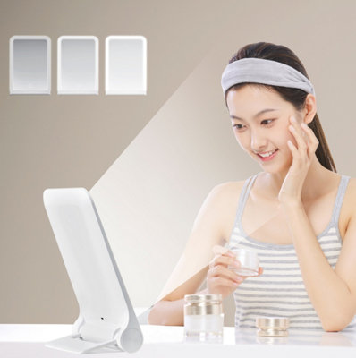 Eko White Imira Foldable Lighted Mirror Size 3