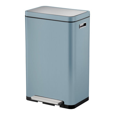 B&Q -  X Cube Recycling Bin 20+20L Titanium Blue