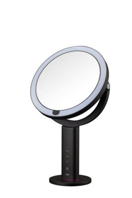 EKO iMira Pro LED Sensor Makeup Mirror, USB Rechargeable, Double-Sided 1X/5X Magnification, 3 Light Modes & Adjustable Brightness, for Women Makeup, Dark Grey - Image 4