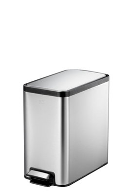 B&Q -  Ecoslim 8L Stainless Steel Kitchen Bin