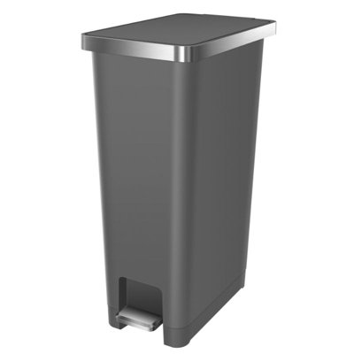 EKO Hana Recycler Pedal Bin Dark Grey 45L from B&Q