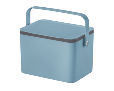 Eko Deco Caddy Compost Bin 4L - Titanium Blue - Image 3