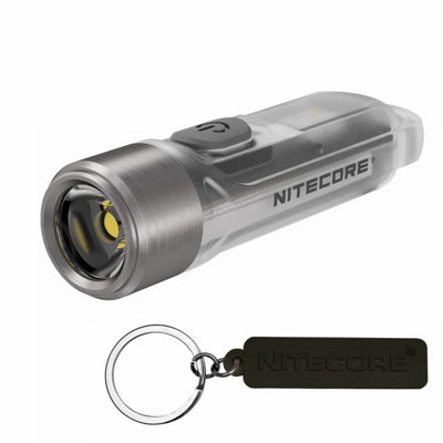 Nitecore Tiki 300 Lumen Rechargeable Edc Usb-C Keychain Flashlight TagTransparent from B&Q