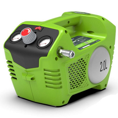 Greenworks 24V Cordless Air Compressor Excludes Battery And Charger from B&Q
