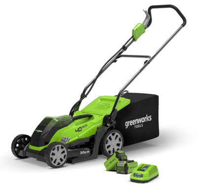 Greenworks 40V 35Cm Lawn Mower from B&Q