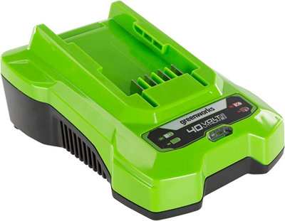 Greenworks Tools 40V Battery Charger G40C For 40V Greenworks Batteries from B&Q