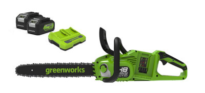 B&Q -  48V 36Cm Cordless Brushless Chainsaw (2 X 4Ah Battery & 2A Twin Charger) - Image 5