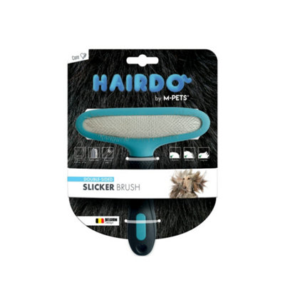  - M-Pets Hairdo Double-Sided Slicker Brush