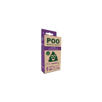 M-Pets Poop Dog Waste Bags (60 Bags)Lavender Scented from B&Q