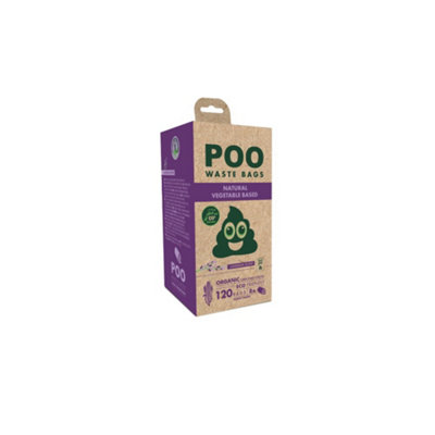 M-Pets Poop Dog Waste Bags (120 Bags)Lavander Scented from B&Q