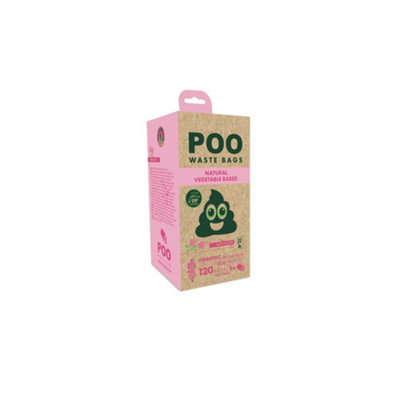 M-Pets Poop Dog Waste Bags (120 Bags)Rose Scented from B&Q