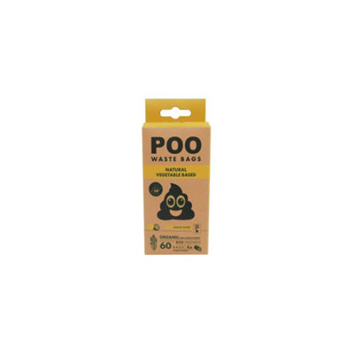 M-Pets Poop Dog Waste Bags (60 Bags)Lemon Scented from B&Q