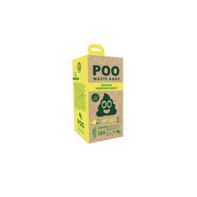 M-Pets Poop Dog Waste Bags (120 Bags)Lemon Scented from B&Q