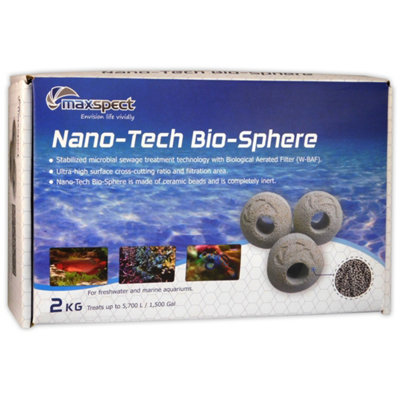 Maxspect Nano Tech Bio Spheres 2Kg Ceramic Filter Media from B&Q