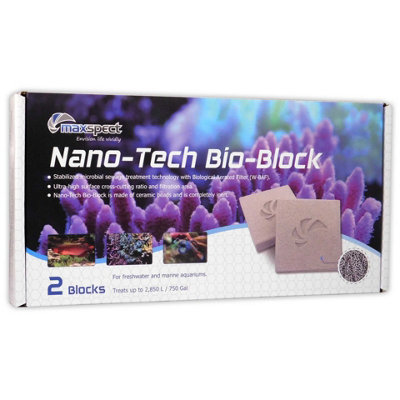 Maxspect Nano Tech Bio Blocks 2 Pack Ceramic Filter Media from B&Q