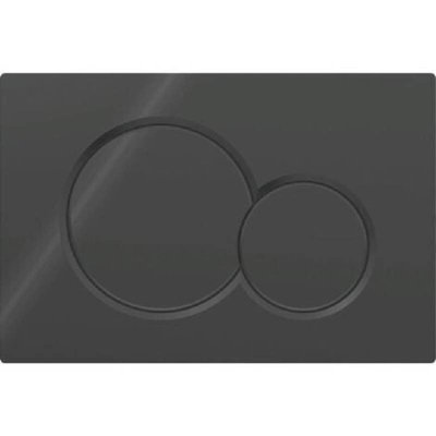 Geberit Sigma01 Toilet Flush PlateBlack115.770.dw.5Modern Design For Bathroom from B&Q