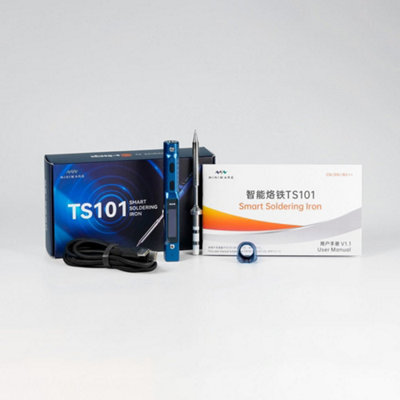 Miniware Ts101 Soldering Iron I Tip Blue from B&Q