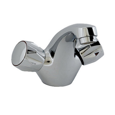 B&Q -  Chrome Lever Mono Basin Mixer With Clicker