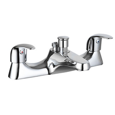 Pro C1 Chrome Bath Shower Mixer - Silver - Image 4