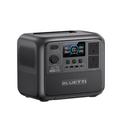 Bluetti Portable Power Station Ac70 768Wh&up To 2000W With 5 Years Warranty (Free Bluetti T-Shirt)