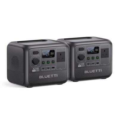 Bluetti Ac50B Portable Power Station 448Wh Capacity 700W Ac Output For Camping & Outdoor+Drone Charging from B&Q