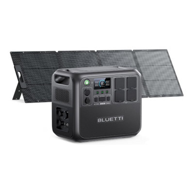 Bluetti Ac200L Portable Power Station +1Pcs 200W Solar Panel For Home BackupHeater