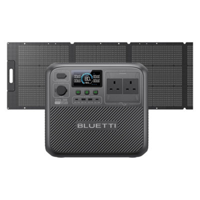 Bluetti Elite 200 V2 Portable Power Station With 200W Solar PanelFor Home& Outdoor Power from B&Q