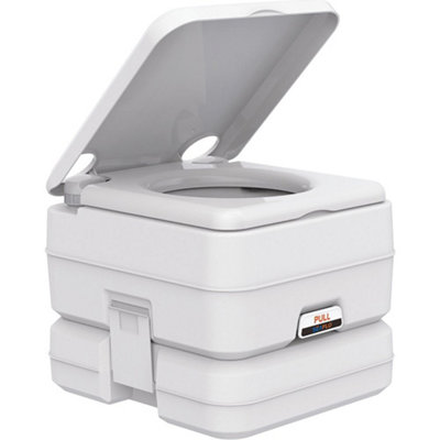 Seaflo 10L Portable Travel Toilet Compact CampingCaravan & Outdoor Adventure Toilet from B&Q